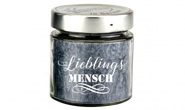 Candle Factory Bedruckte Duftkerze Lieblingsmensch klein