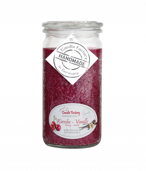 Candle Factory Duftkerze Mini Jumbo Kirsche-Vanille