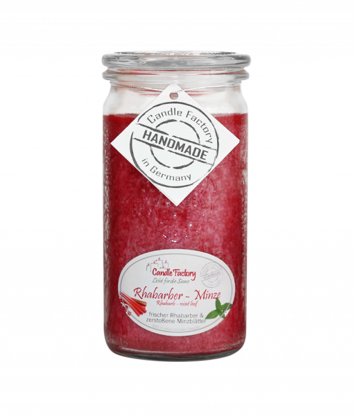 Candle Factory Duftkerze Mini Jumbo Rhabarber-Minze