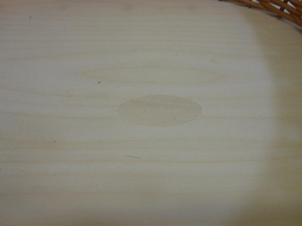 B-Ware Korbtablett Tablett aus Weide mit Holzboden 1 Henkel 3 Varianten