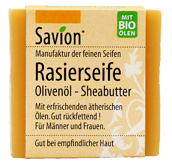 Savion Rasierseife Olivenöl- Sheabutter