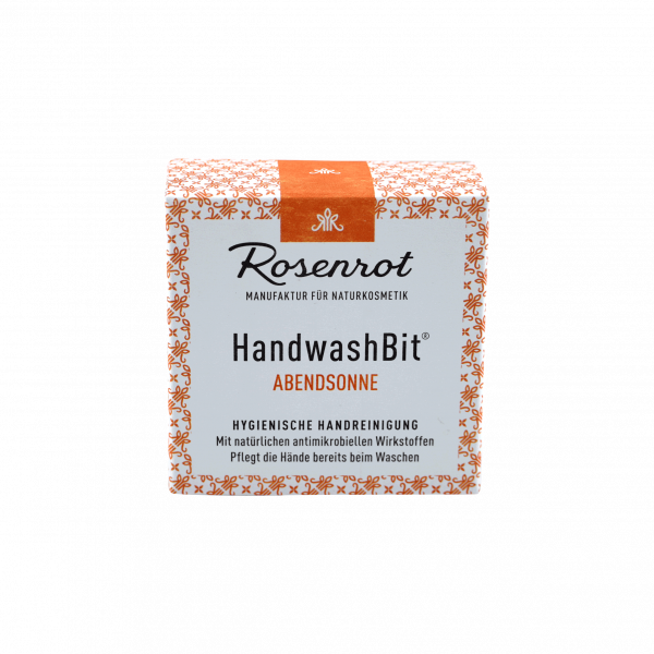 Rosenrot HandwashBit® - feste Waschlotion Abendsonne