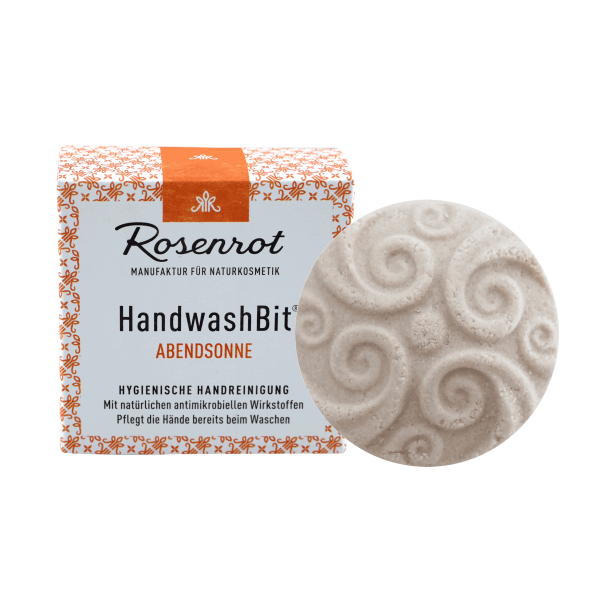 Rosenrot HandwashBit® - feste Waschlotion Abendsonne