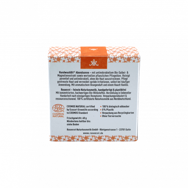 Rosenrot HandwashBit® - feste Waschlotion Abendsonne