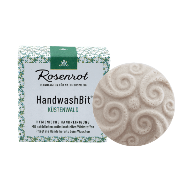 Rosenrot HandwashBit® - feste Waschlotion Küstenwald