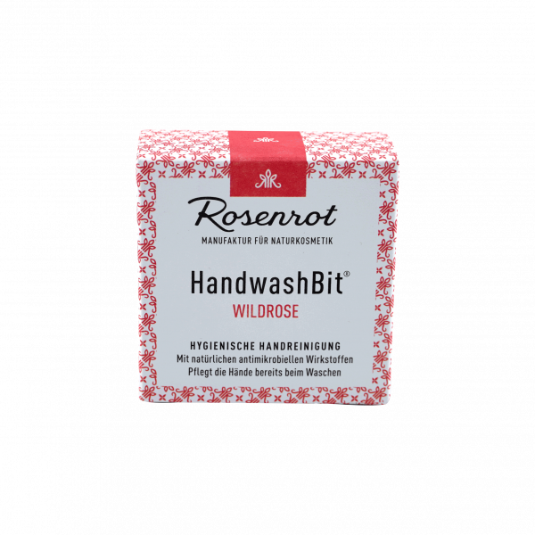 Rosenrot HandwashBit® - feste Waschlotion Wildrose