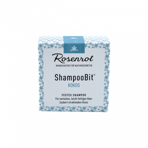 Rosenrot ShampooBit® - festes Shampoo Kokos