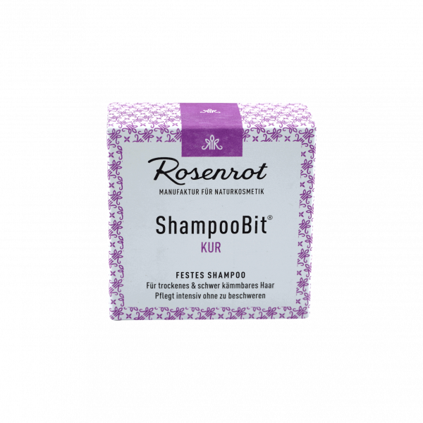 Rosenrot ShampooBit® - festes Shampoo Kur