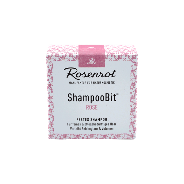 Rosenrot ShampooBit® - festes Shampoo Rose