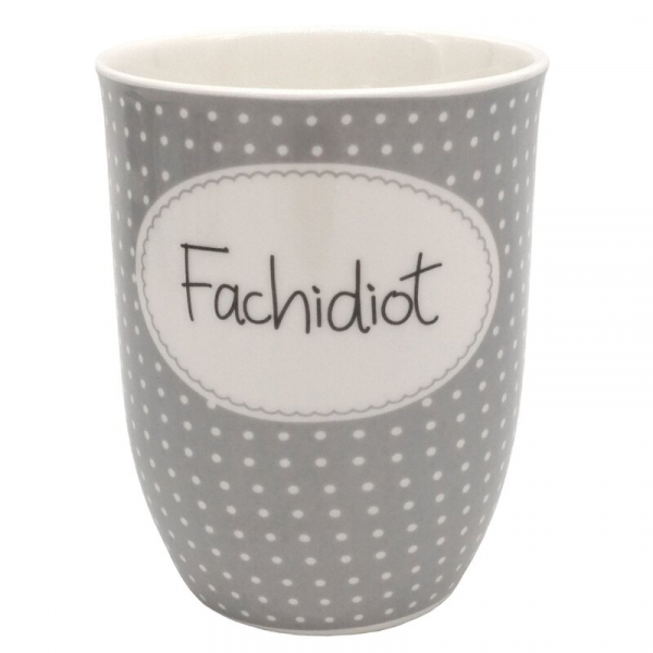 Mea Living Tasse mit Henkel 500 ml Fachidiot