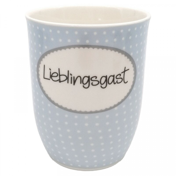 Mea Living Tasse mit Henkel 500 ml Lieblingsgast