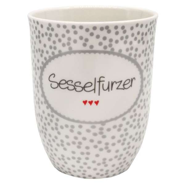 Mea Living Tasse mit Henkel 500 ml Sesselfurzer