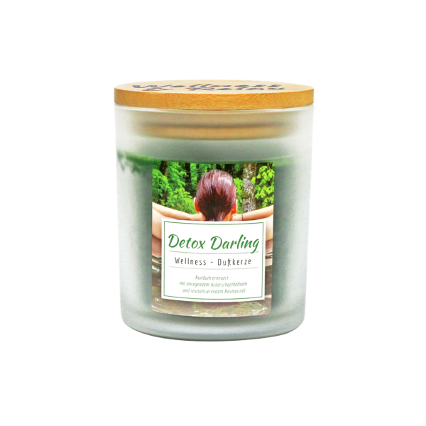 Candle Factory Wellness Duftkerze Detox Darling satiniertes Glas
